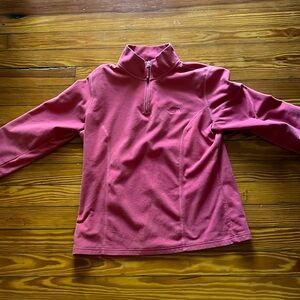 North Face Quarter Zip up fleece size large